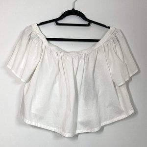 NEW Off The Shoulder White Top Small